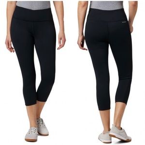 Columbia Black Capri Performance Leggings Sz S
